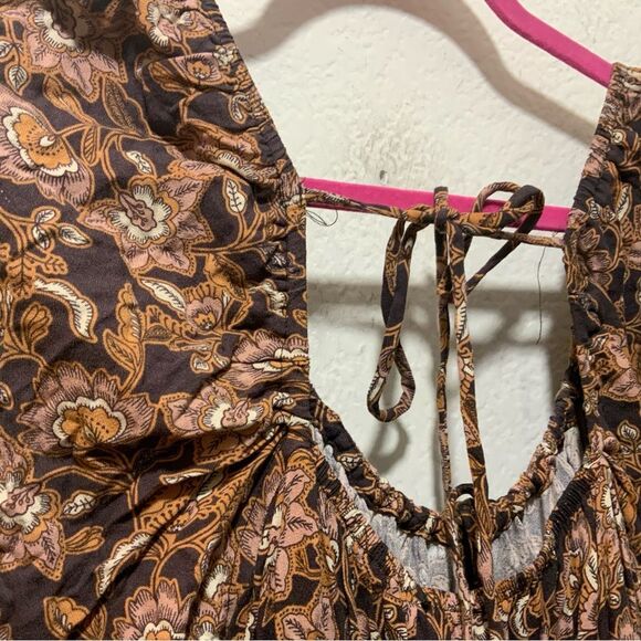 Olivaceous - midi dress size L multicolor 100% rayon - Picture 8 of 9